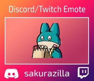 Munchlax Notes Emote (Twitch/Discord)