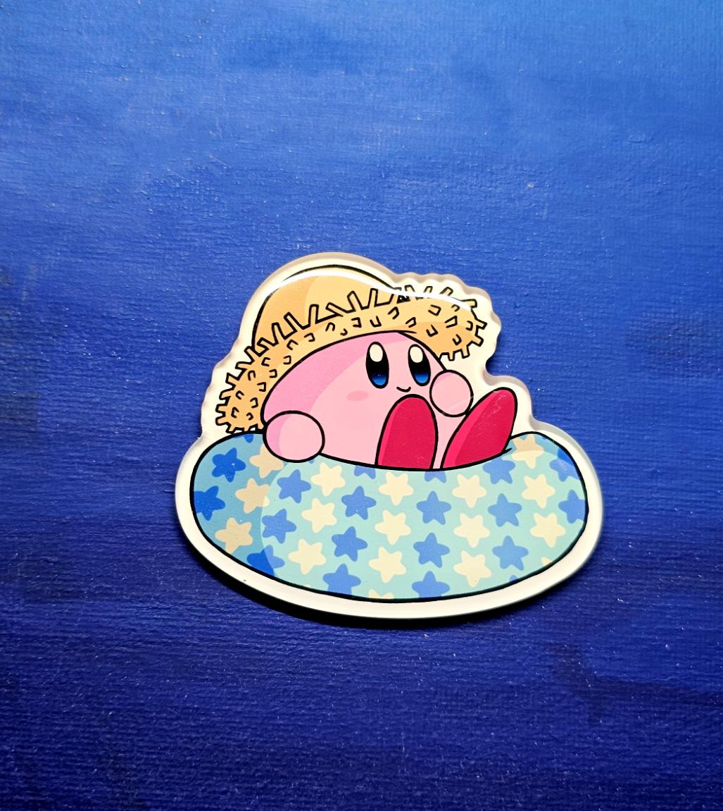 Kirby Floatie Magnet