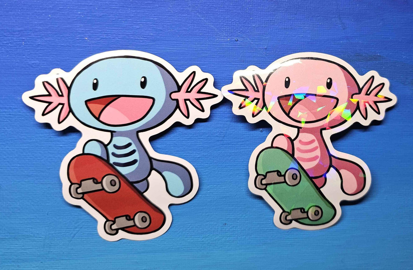 Shiny Wooper Skateboard Sticker