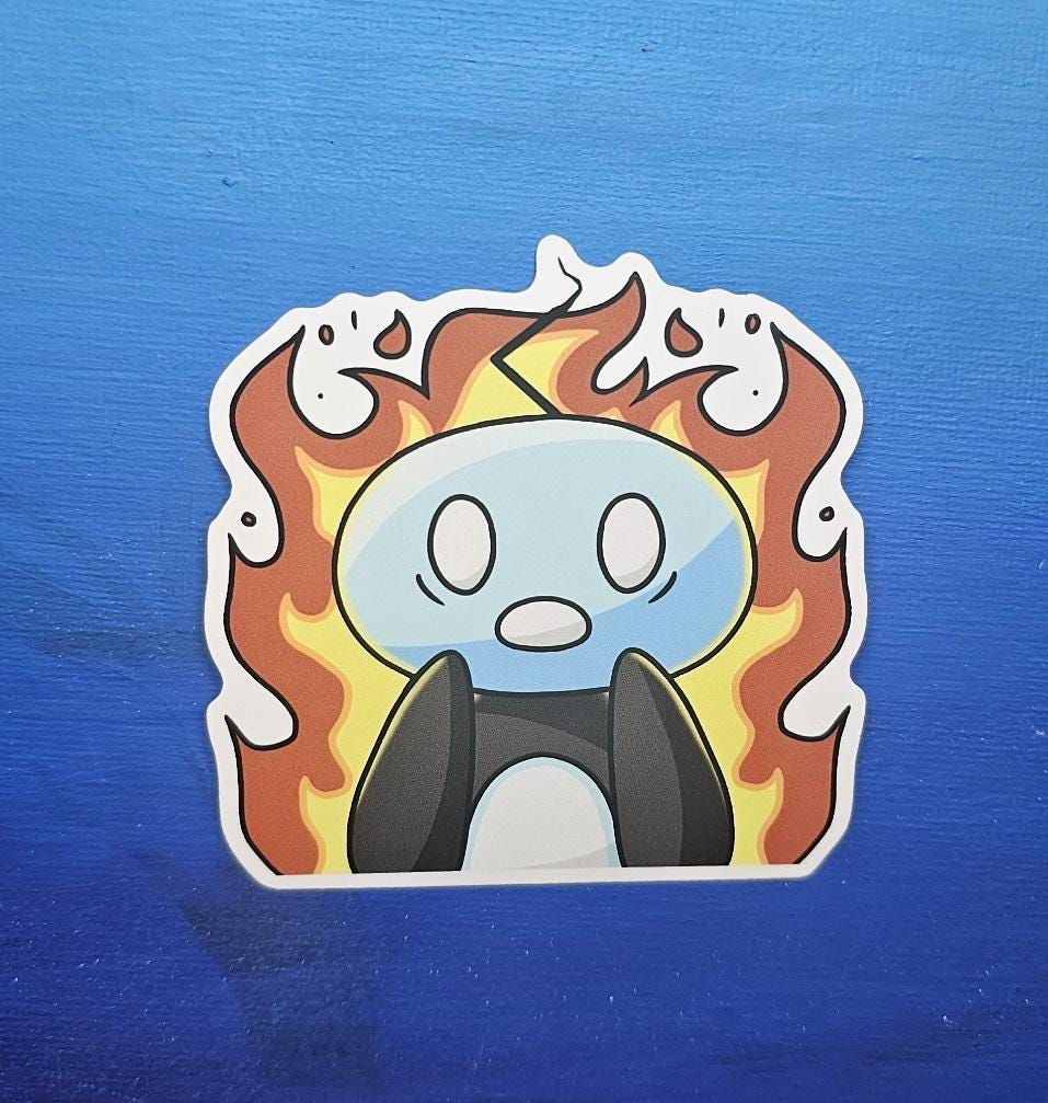 Eiscue "Fine" Sticker