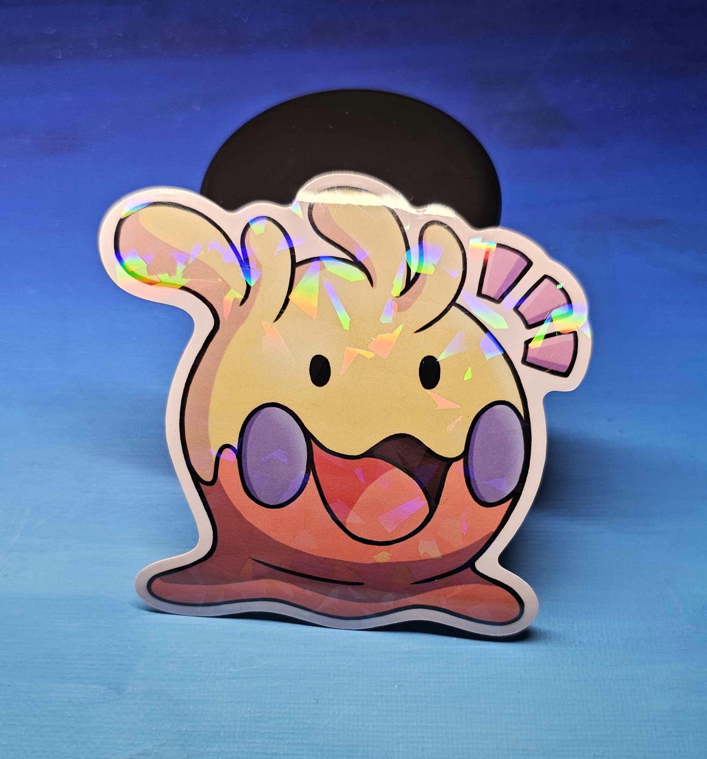 Shiny Holographic Happy Goomy Sticker