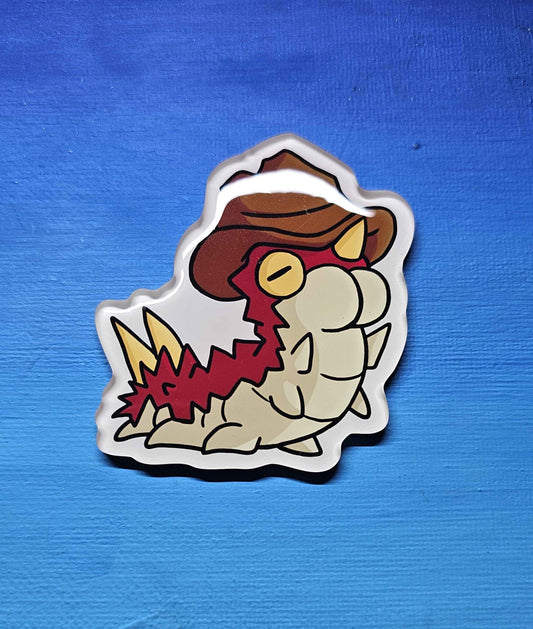 Cowboy Wurmple Magnet
