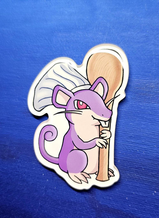 Rattatatouille Rattata Chef Magnet