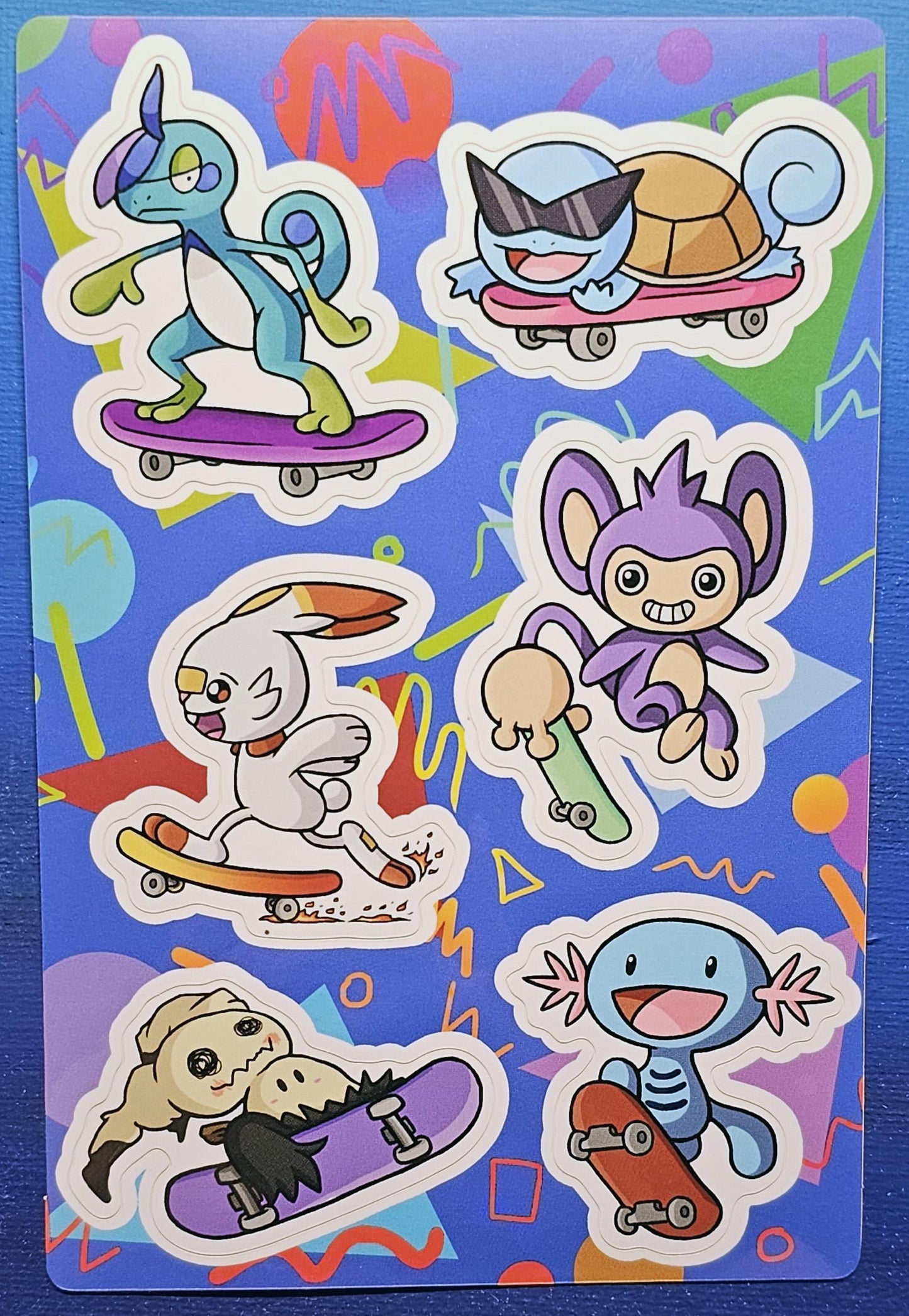 A6 Skateboarders Sheet