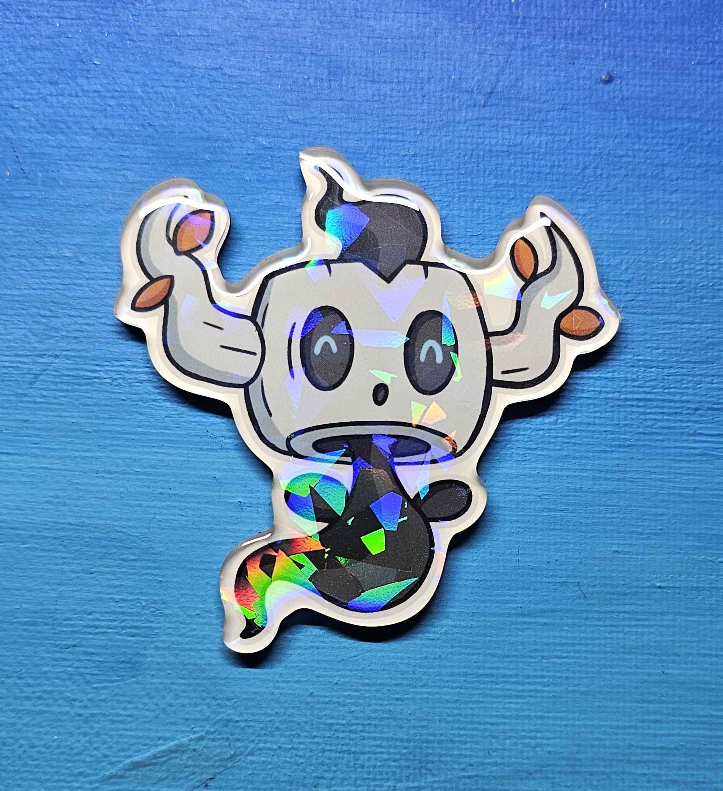 Shiny Holographic Phantump Magnet