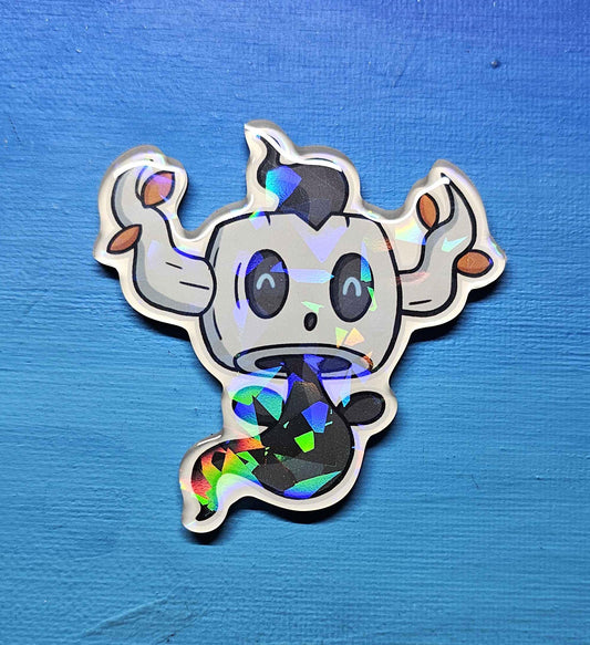 Shiny Holographic Phantump Magnet