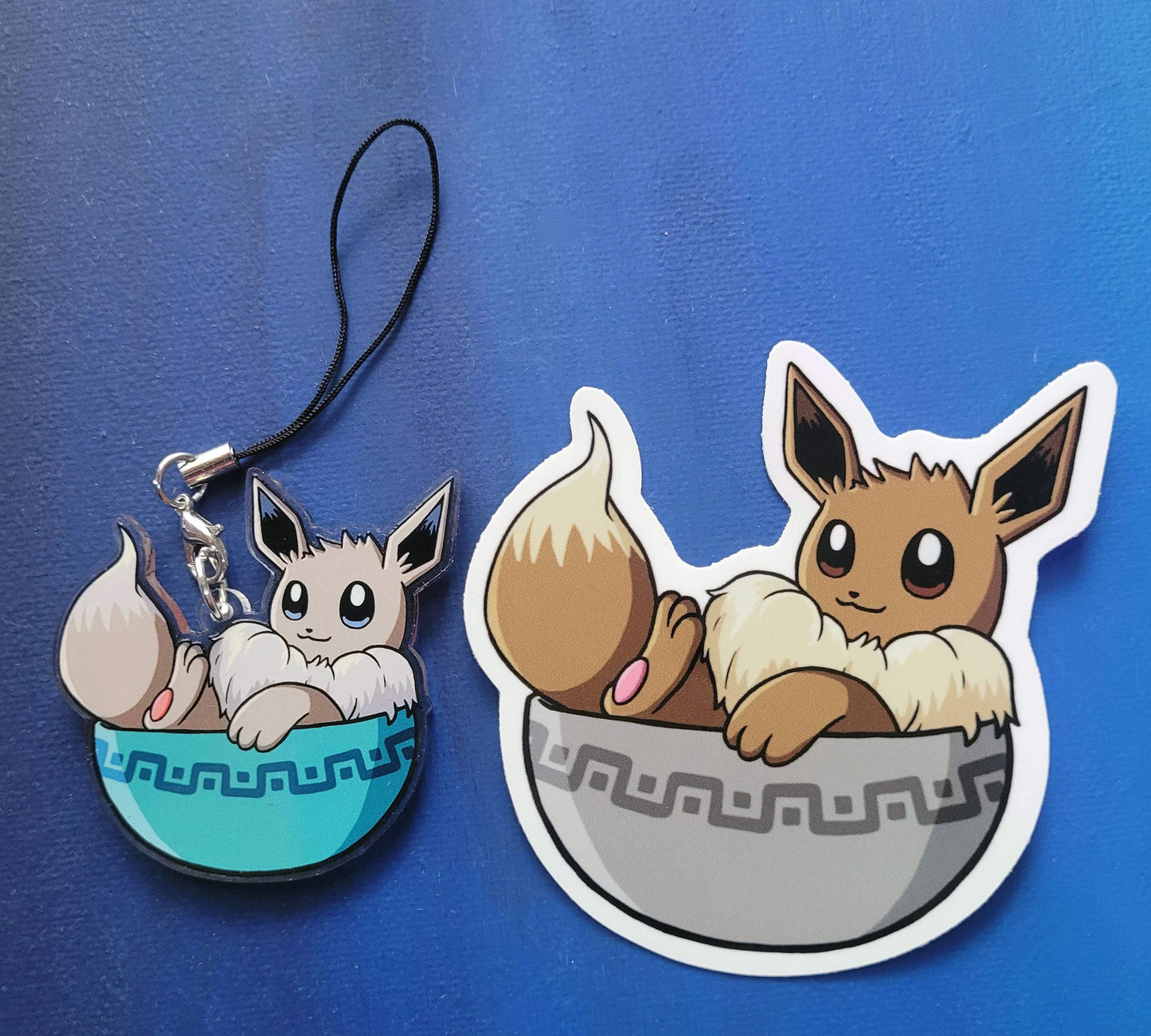 Eevee in a Bowl Sticker