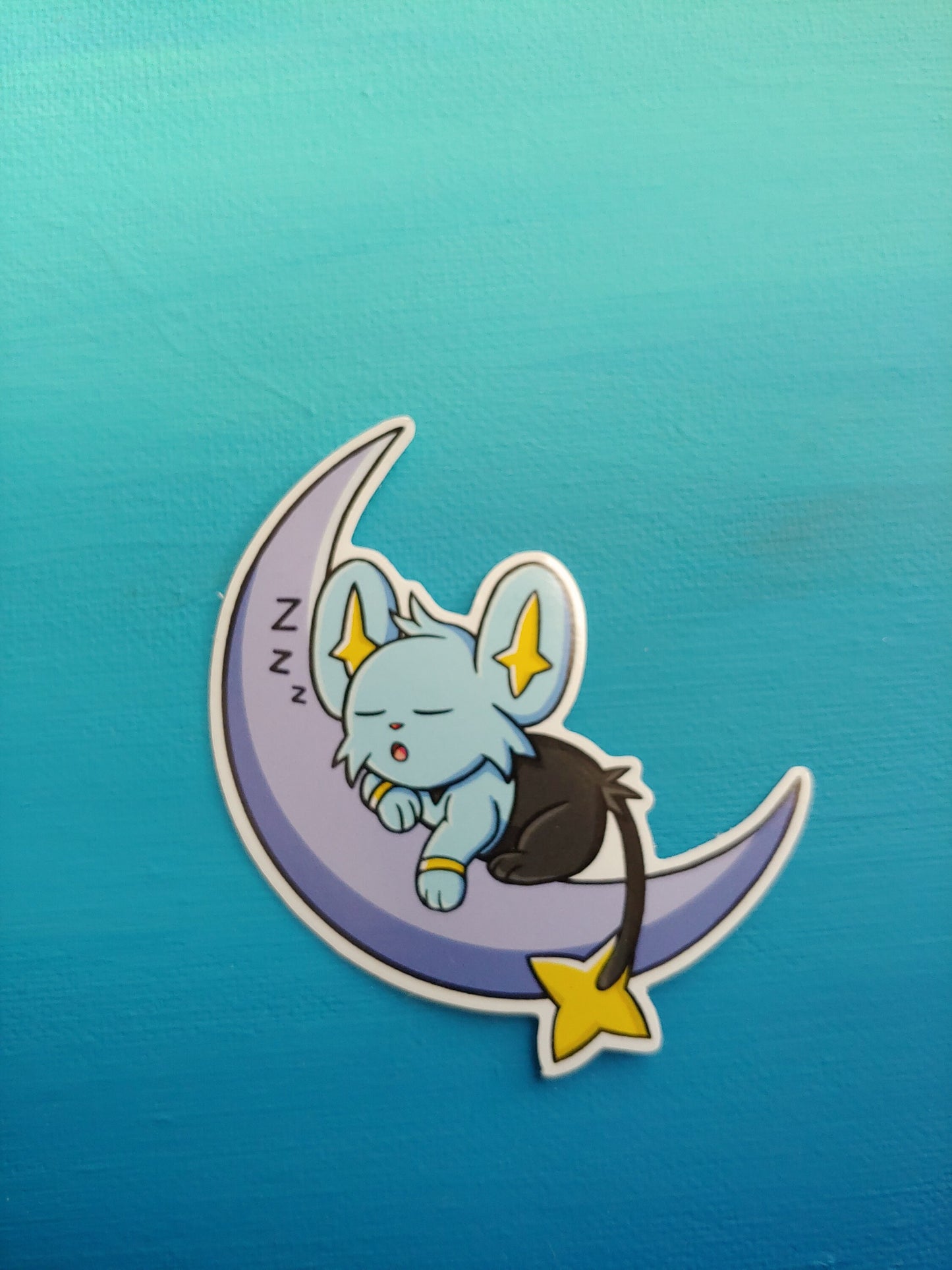 Sleepy Shinx Moon Sticker