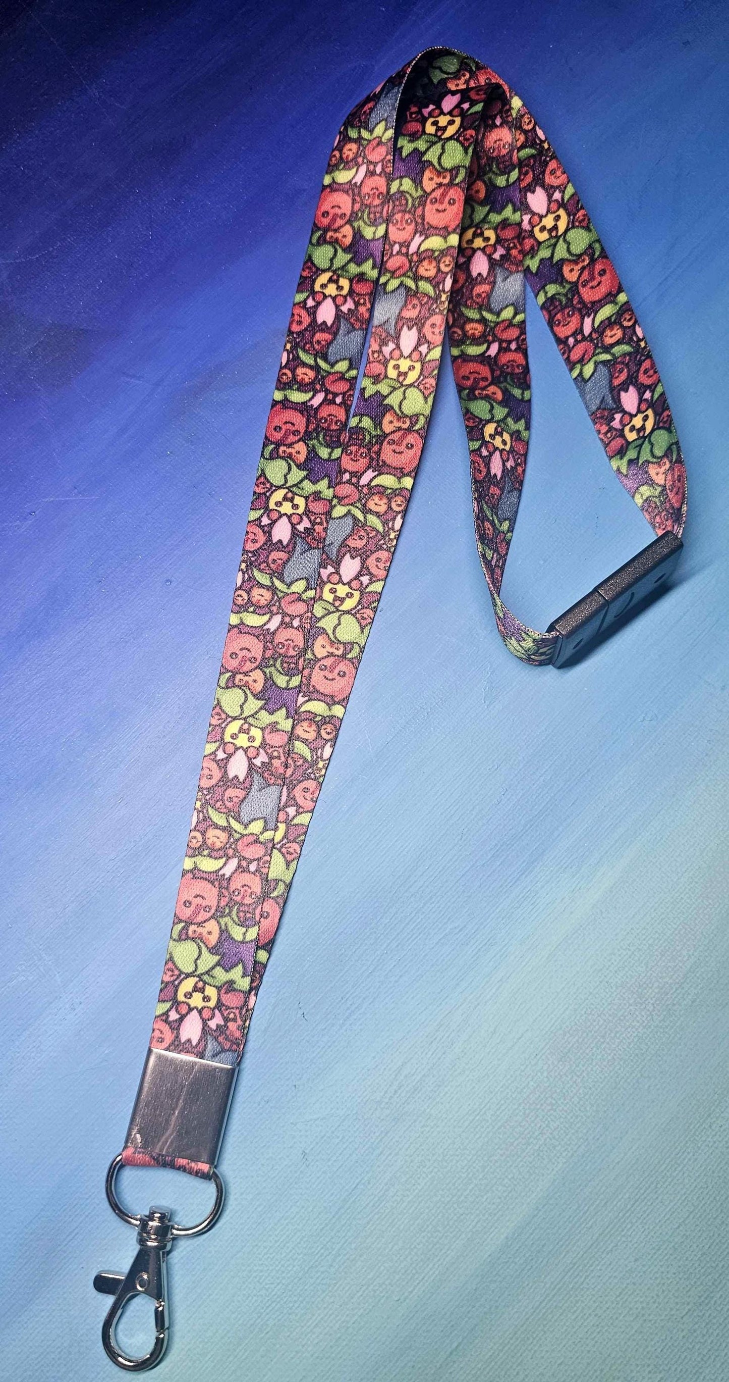 Cherubi + Cherrim Lanyard w/ Safety Break