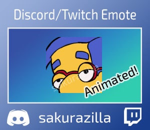Milhouse Eyebrows Emote (Animated!)