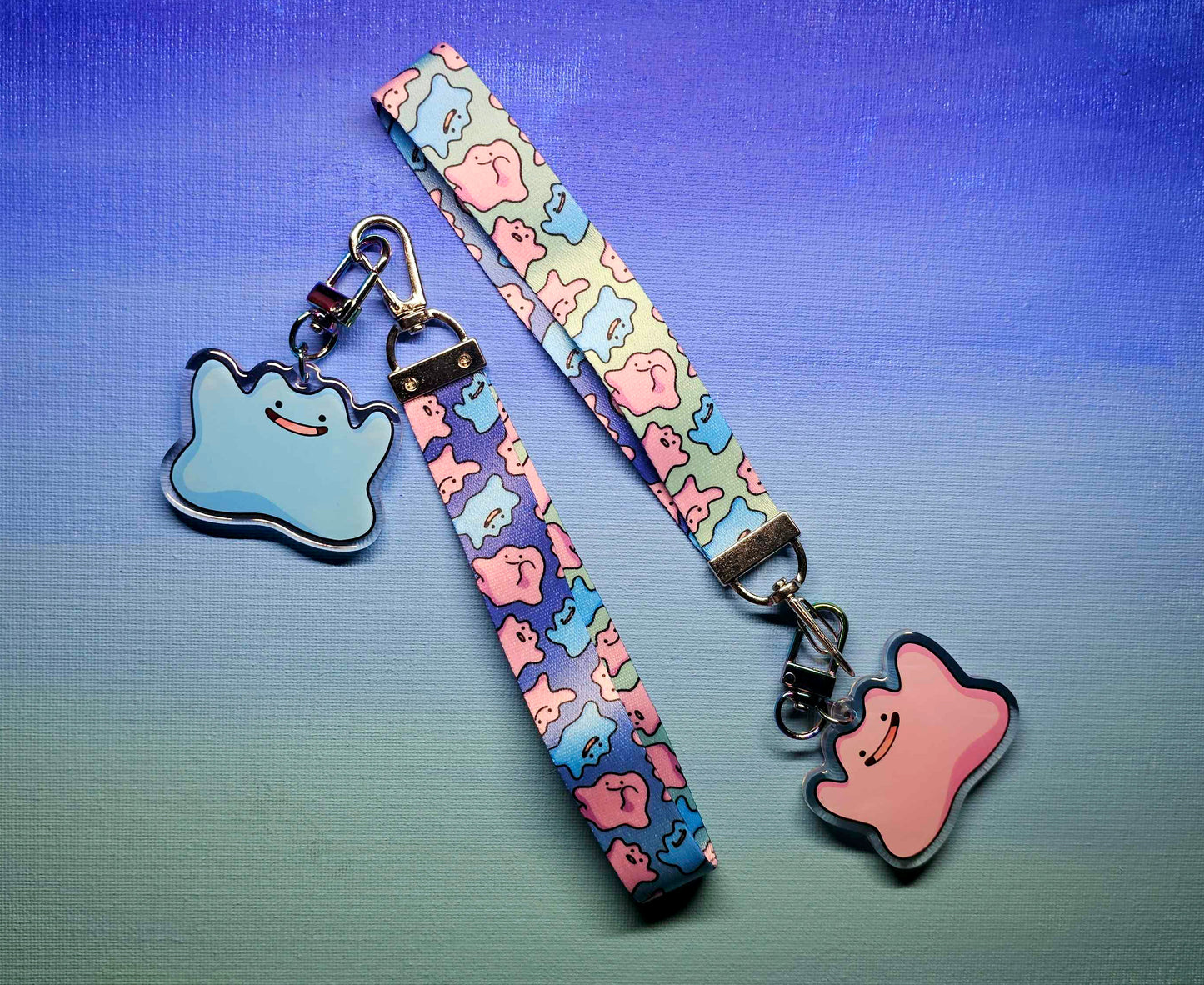 Ditto Gradient Wristlet Lanyard