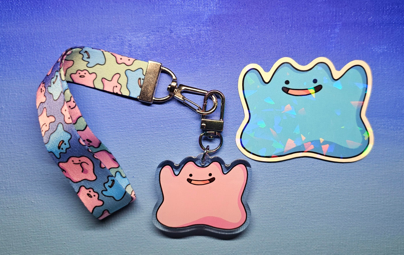 Ditto Gradient Wristlet Lanyard