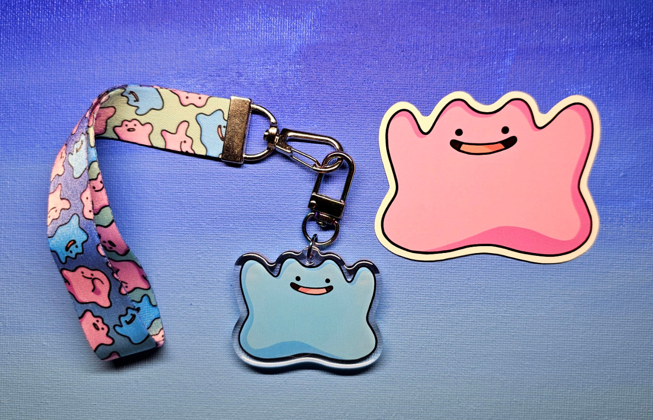 Ditto Gradient Wristlet Lanyard
