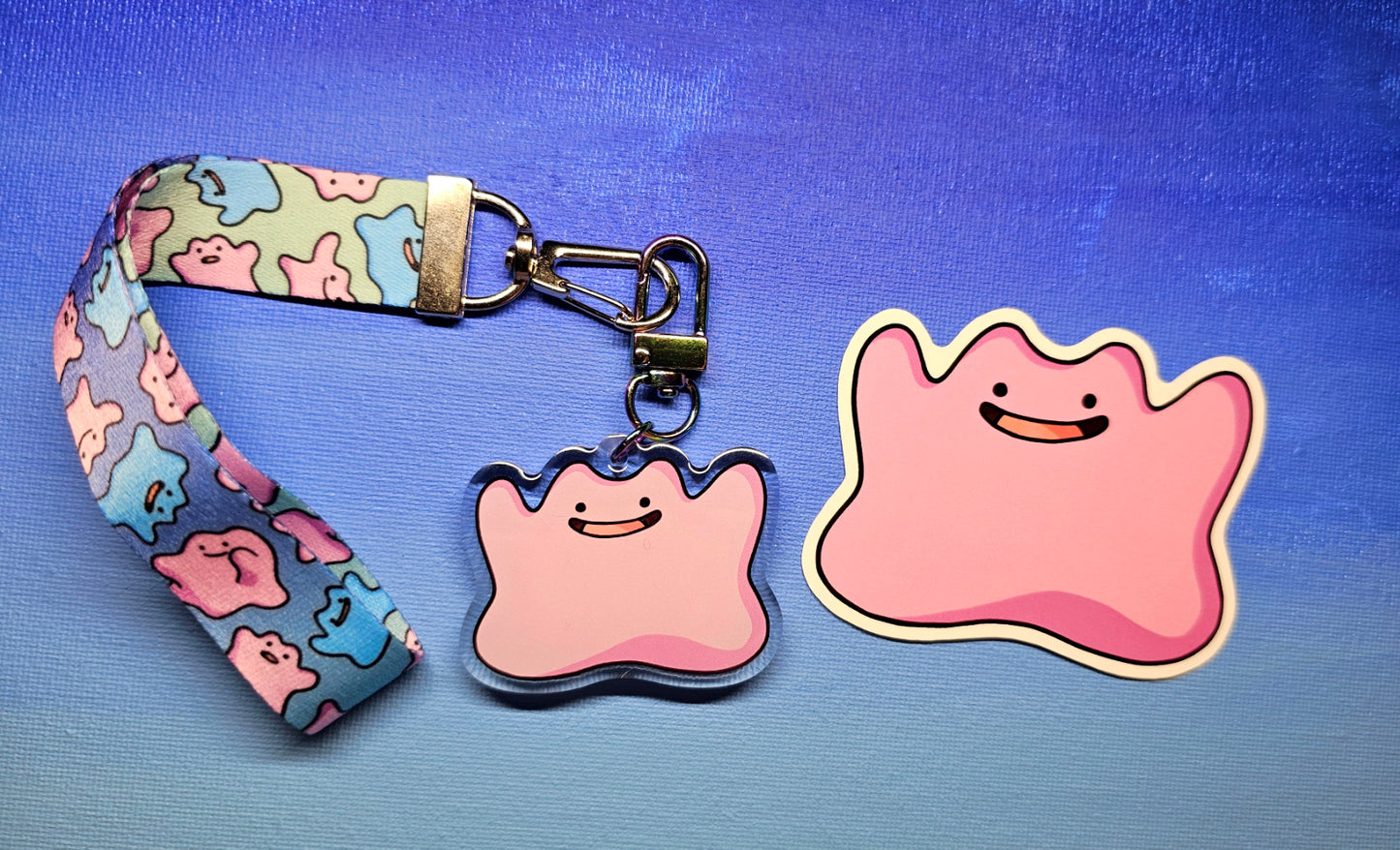 Ditto Gradient Wristlet Lanyard