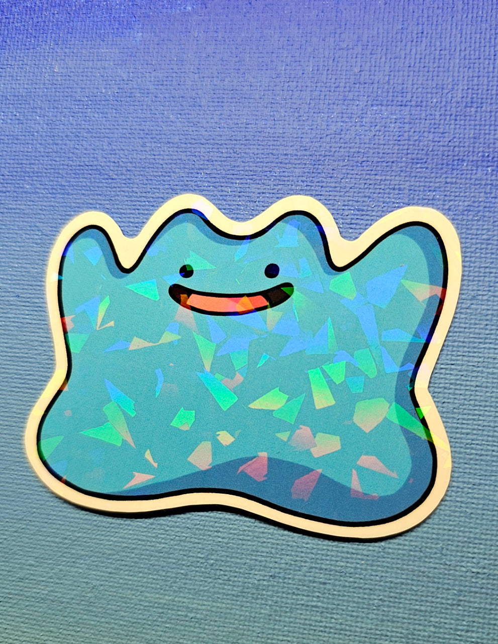 Shiny Holographic Ditto Sticker