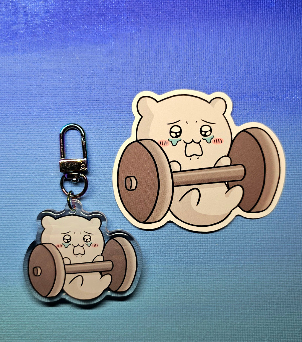 Double-Sided Chiikawa Weighted Charm