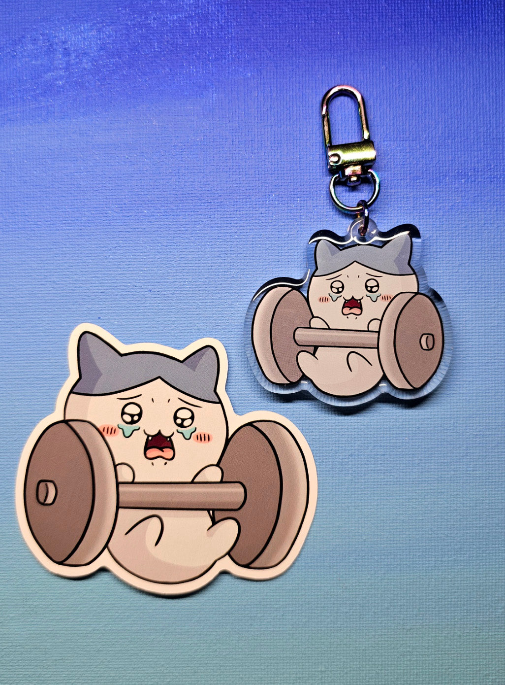 Double-Sided Hachiware Weighted Charm