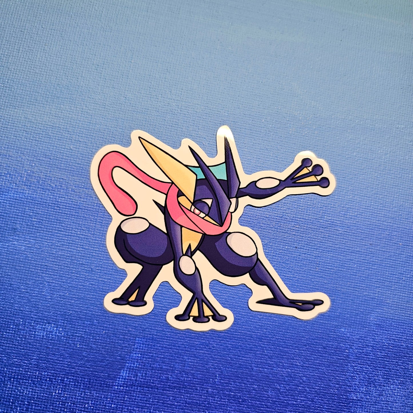Greninja "Superhero" Pose Vinyl Sticker (3")