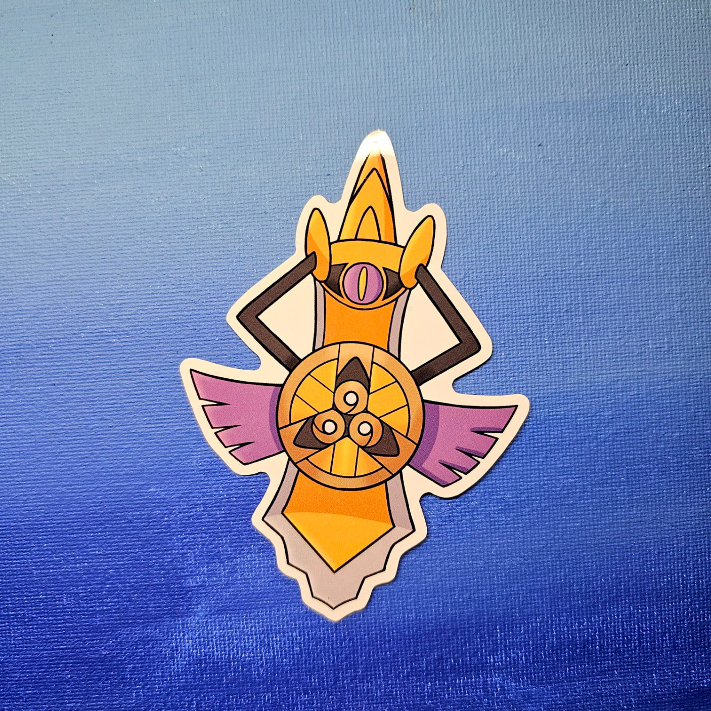 Aegislash Shield Forme Vinyl Sticker (3")