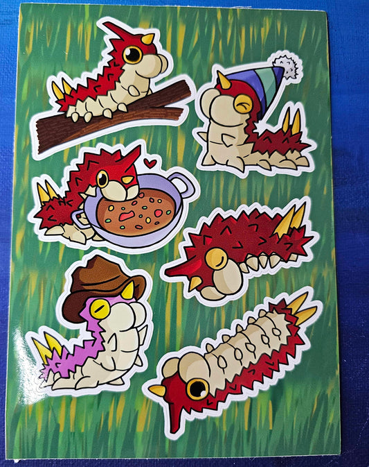 A6 Day in the Life of Wurmple Sheet