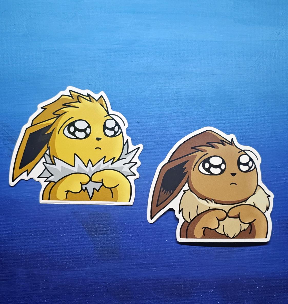 Eevee Pleading Sticker