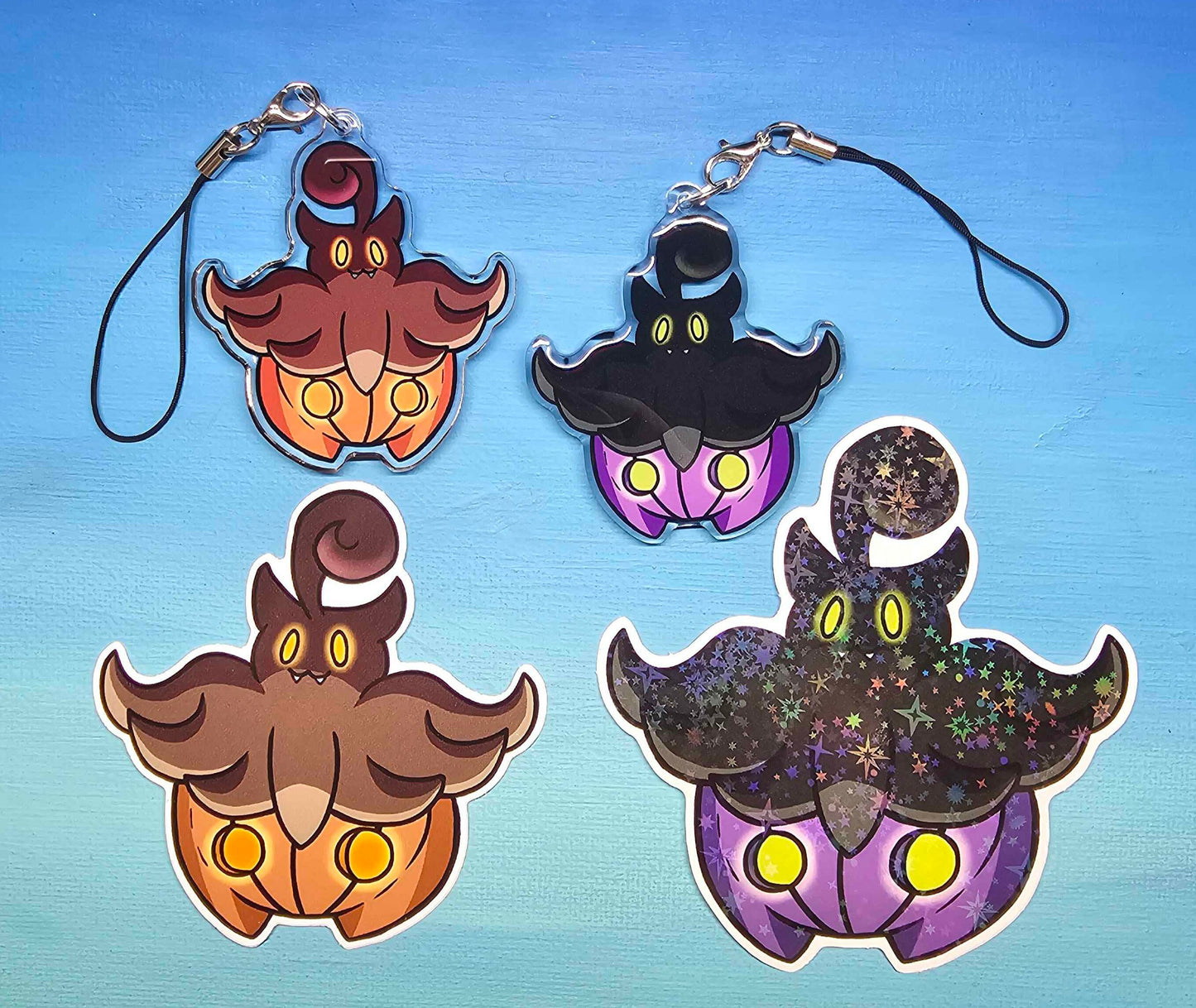 Shiny Holographic Pumpkaboo Sticker