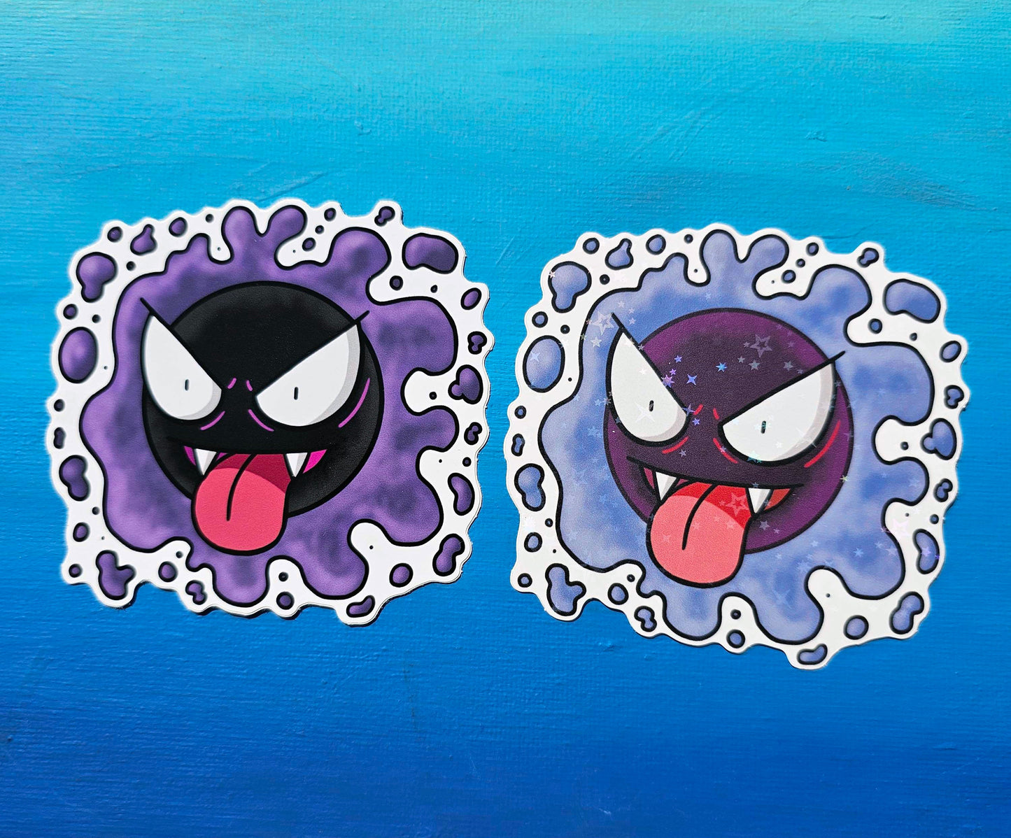 Shiny Gastly Sticking Out Tongue Sticker