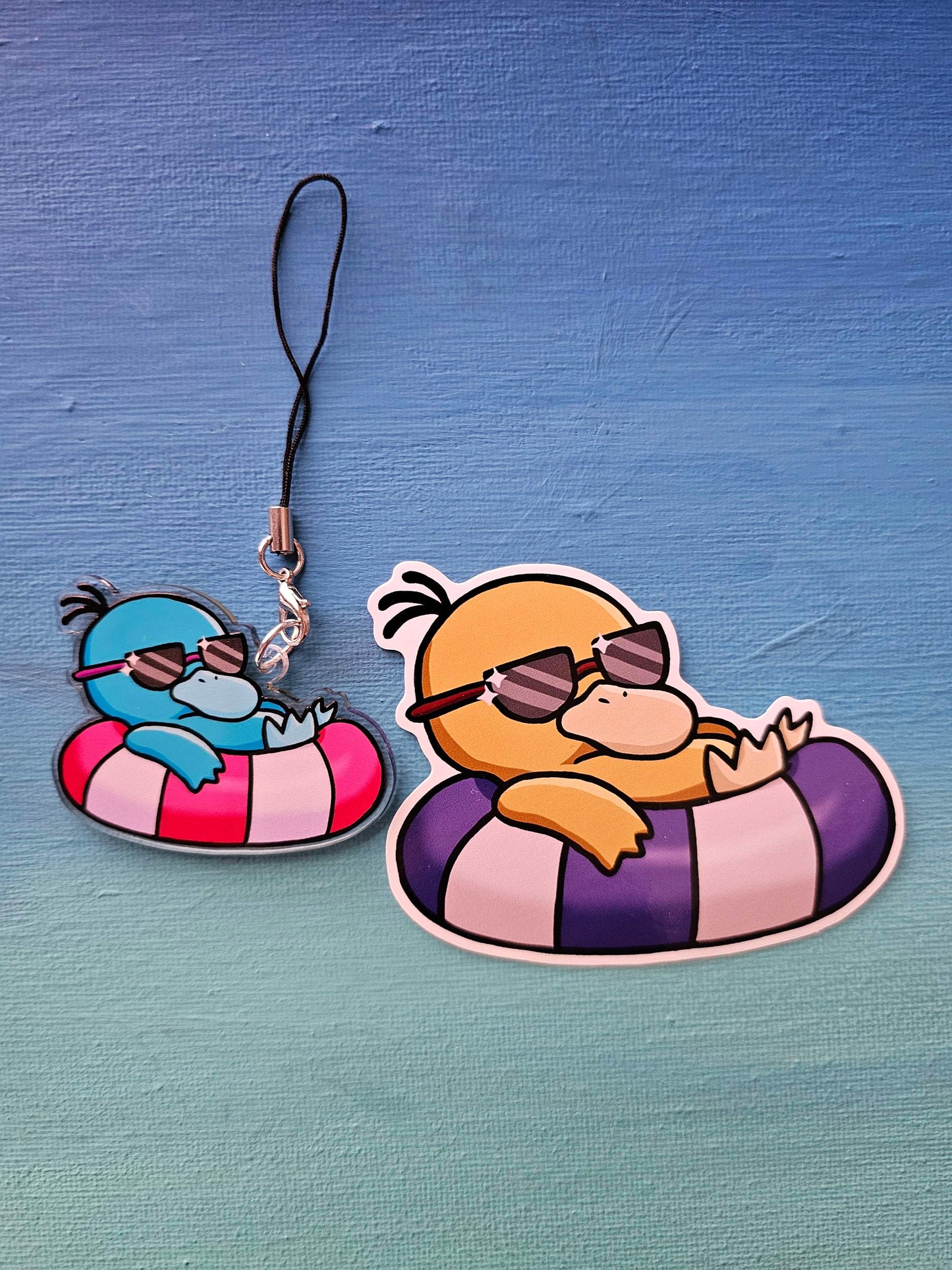Psyduck Floatie Sticker