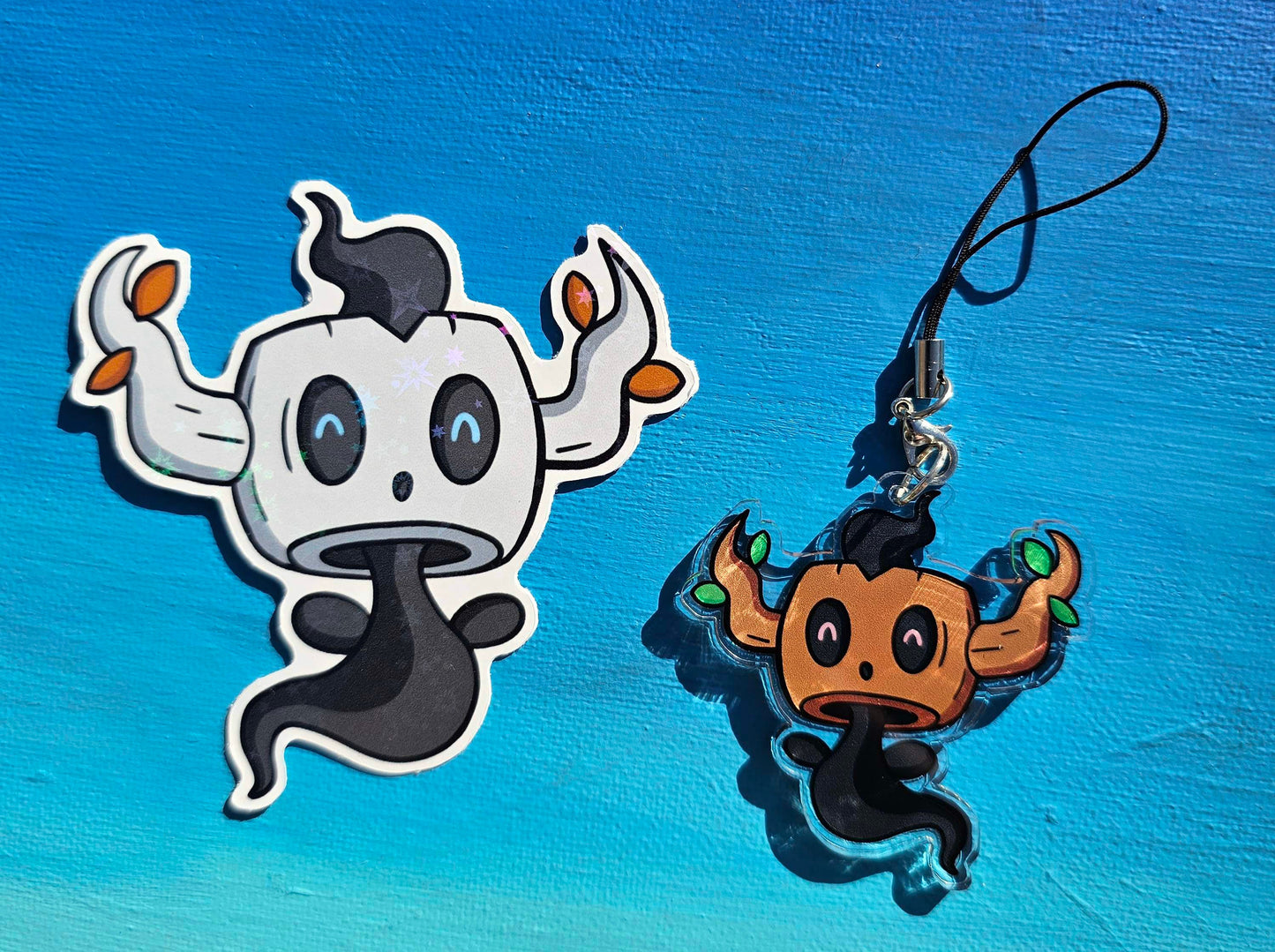 Double-Sided Happy Phantump Charm