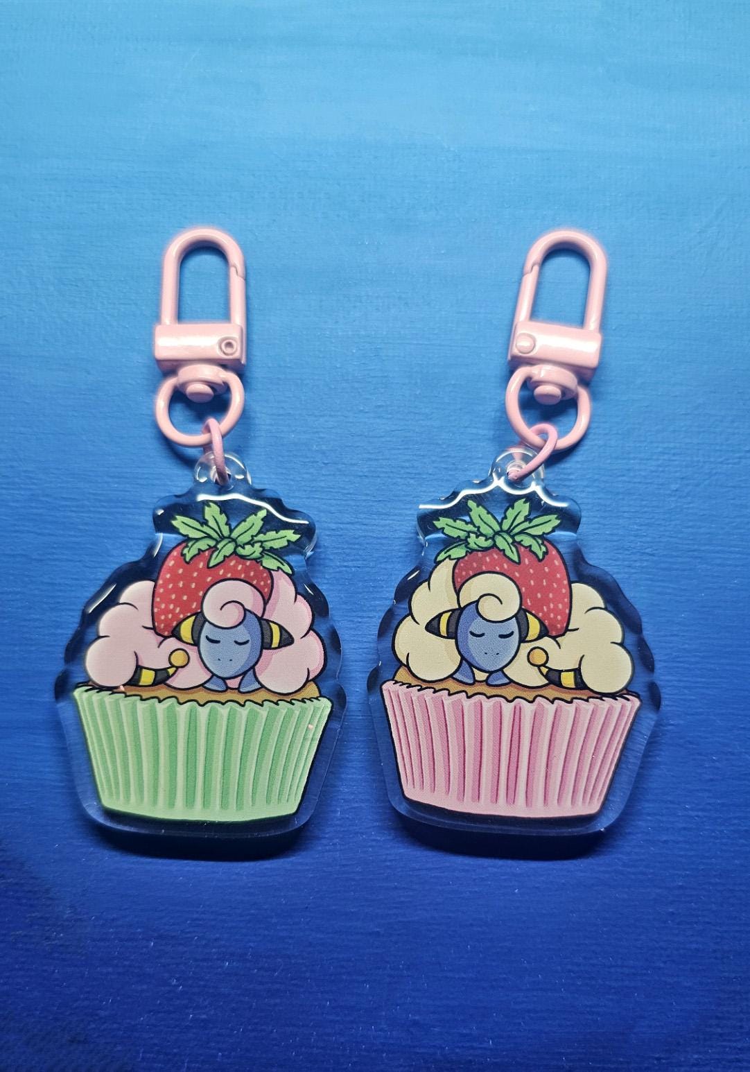 Double-Sided Mareep Sheep Cake Charm