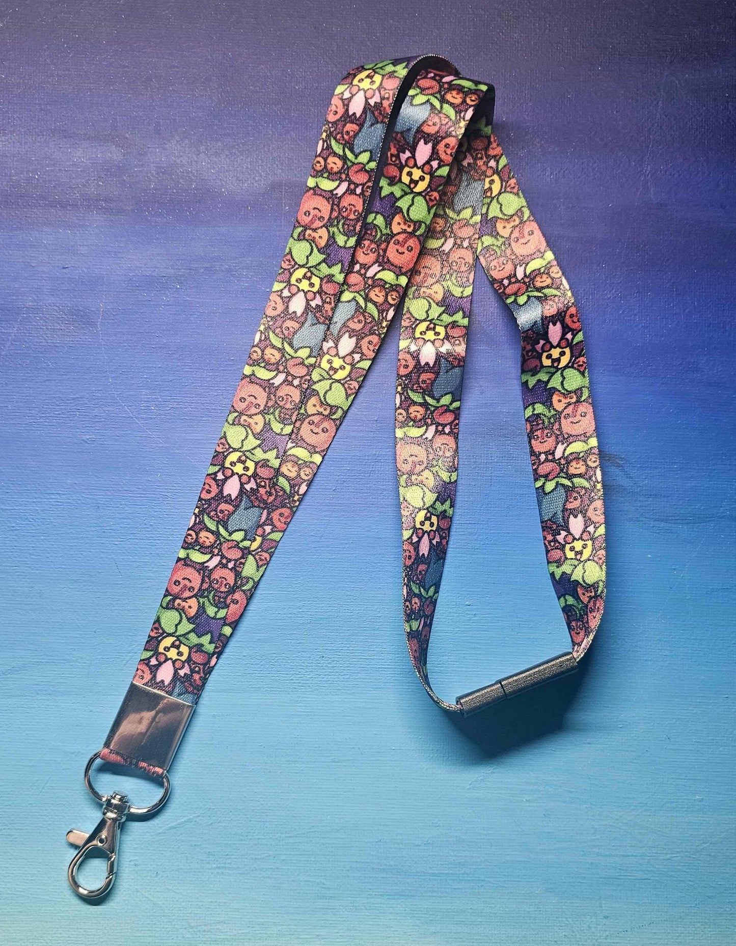 Cherubi + Cherrim Lanyard w/ Safety Break