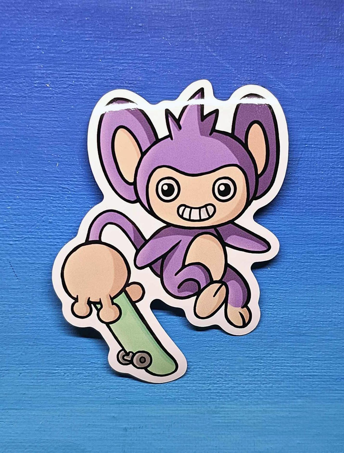 Aipom Skateboard Sticker
