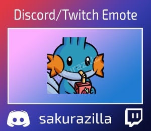 Mudkip Sip Emote (Twitch/Discord)