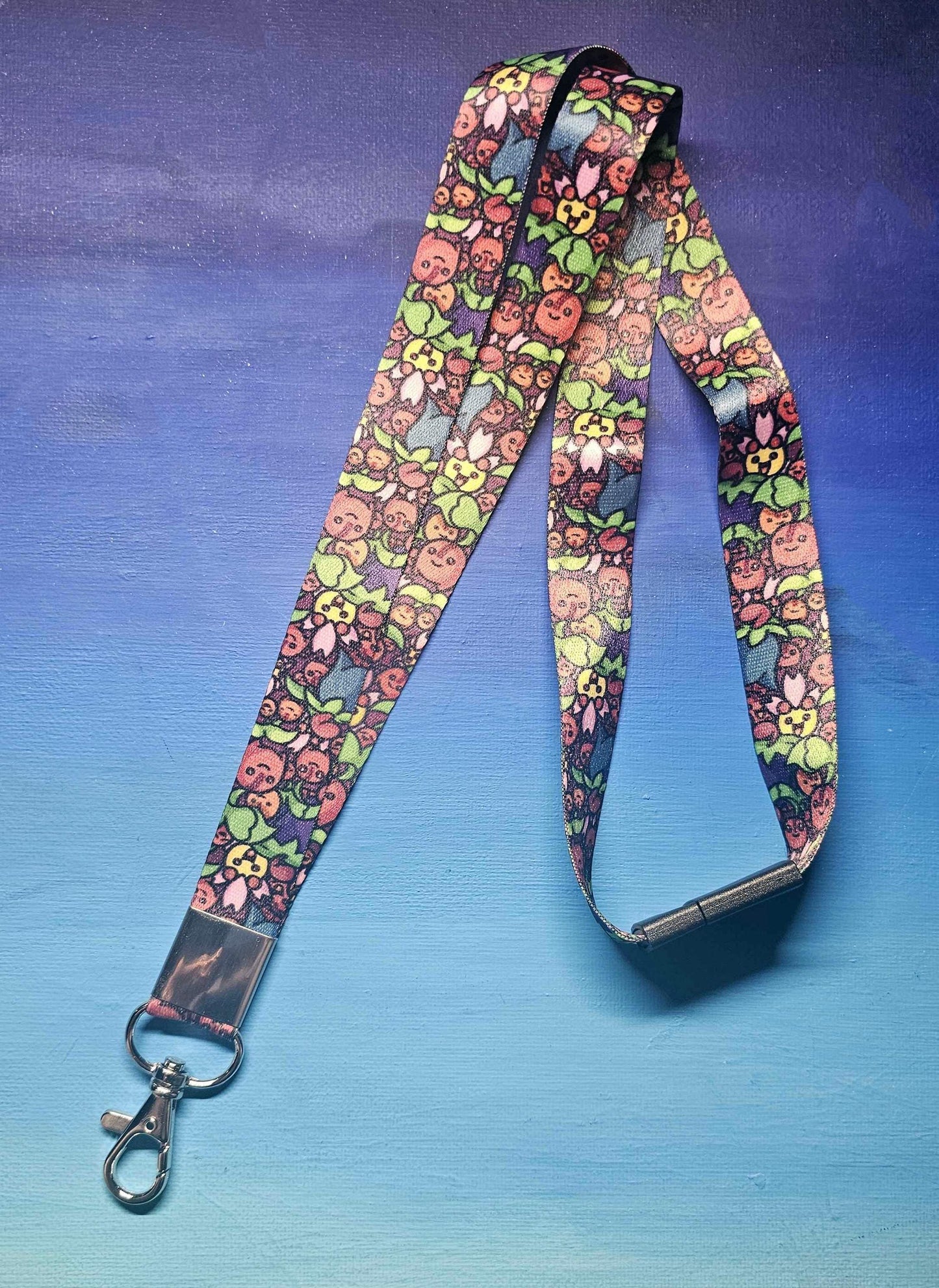 Cherubi + Cherrim Lanyard w/ Safety Break