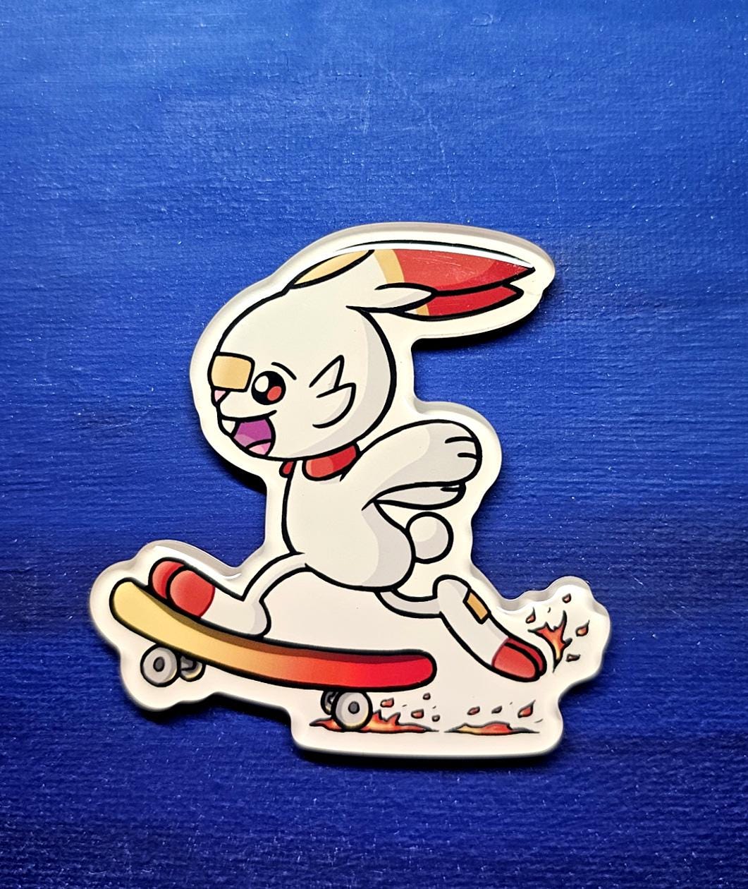 Scorbunny Skater Magnet
