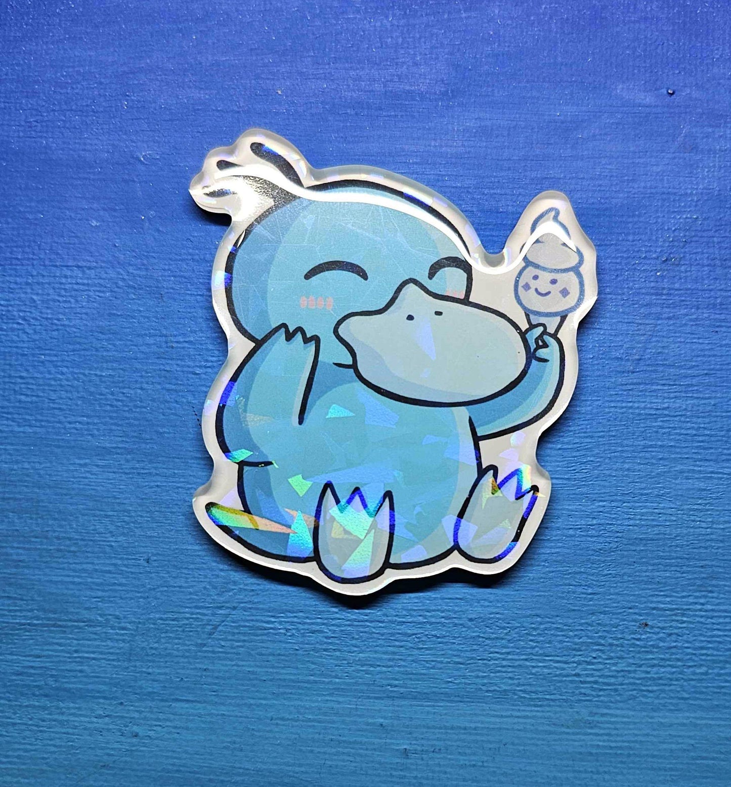 Shiny Psyduck Ice Cream Magnet