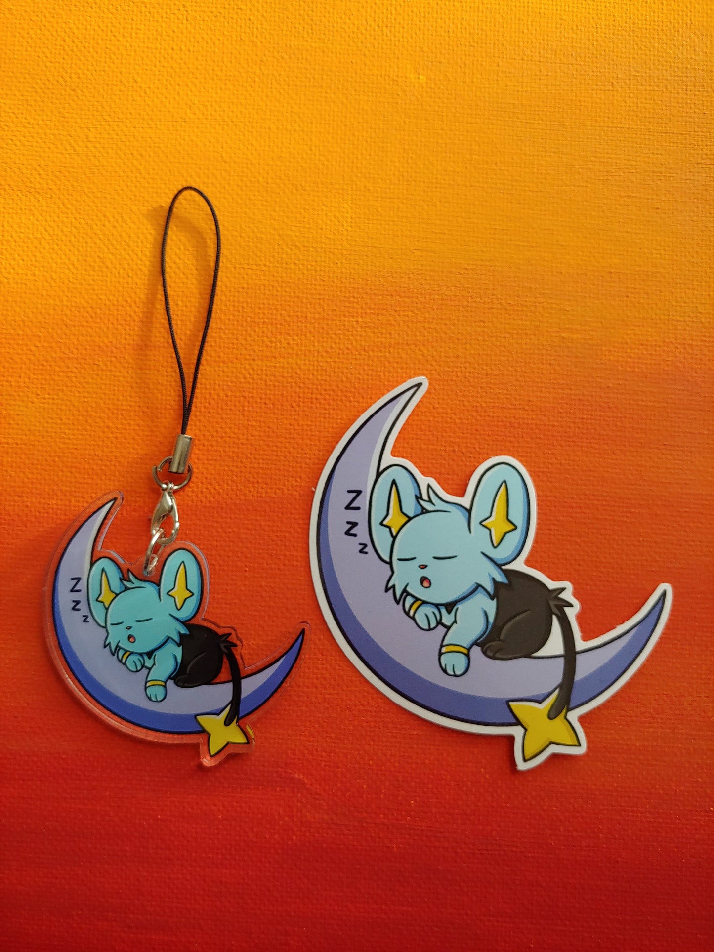 Sleepy Shinx Moon Sticker