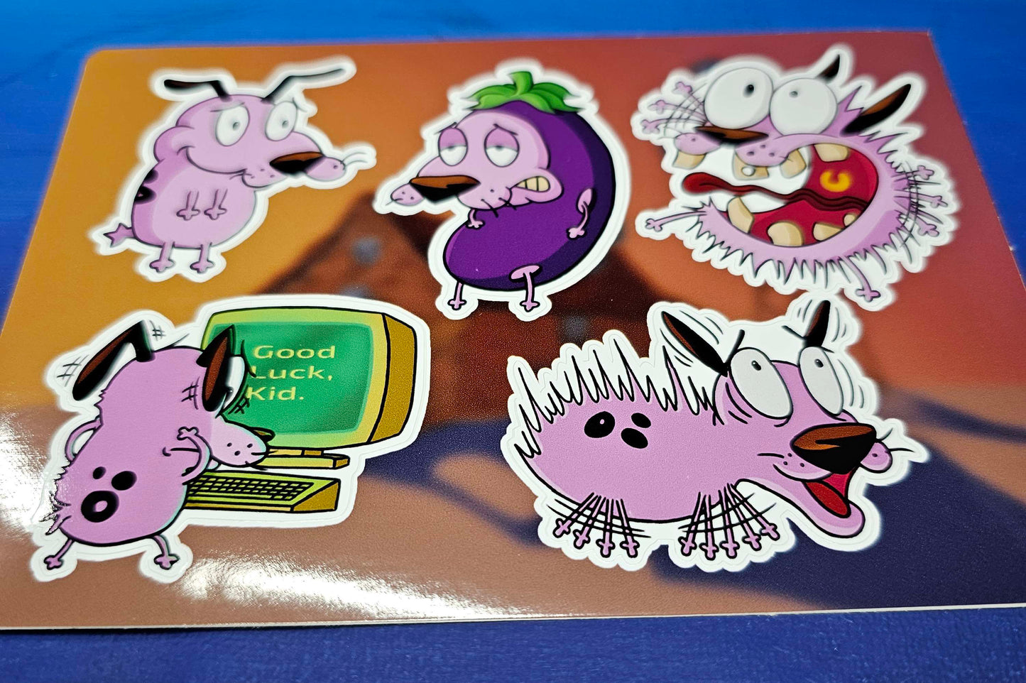 A6 Courage the Cowardly Dog Sheet