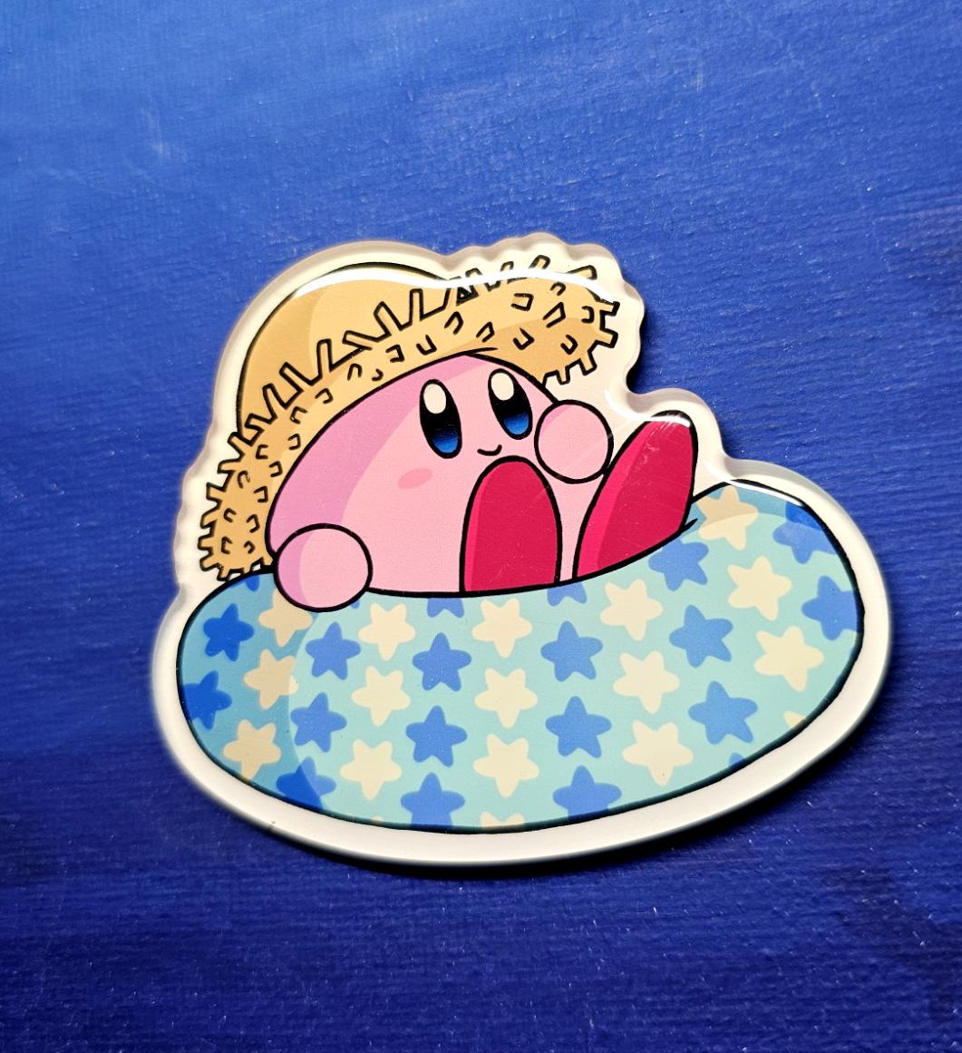 Kirby Floatie Magnet