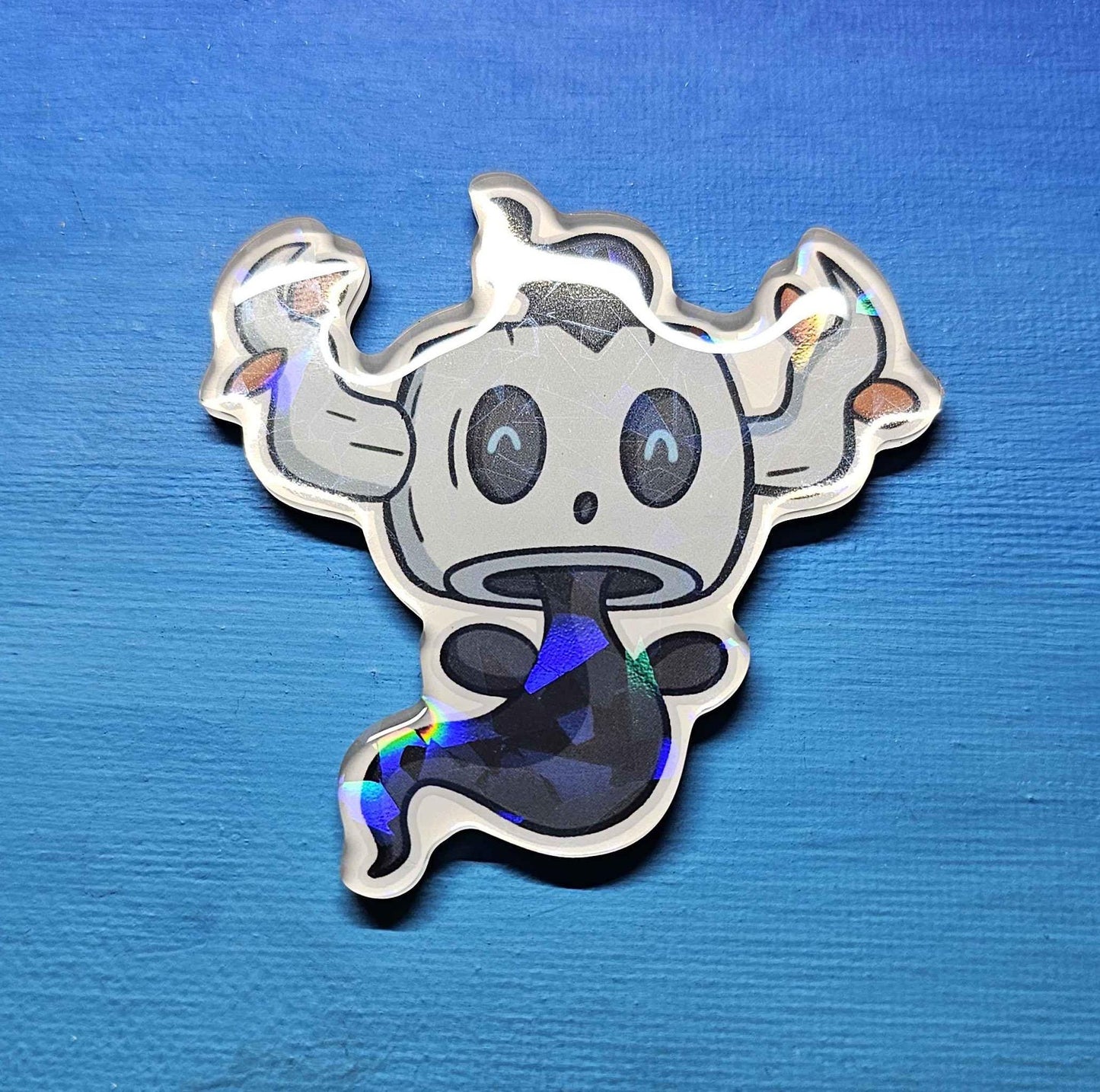 Shiny Holographic Phantump Magnet