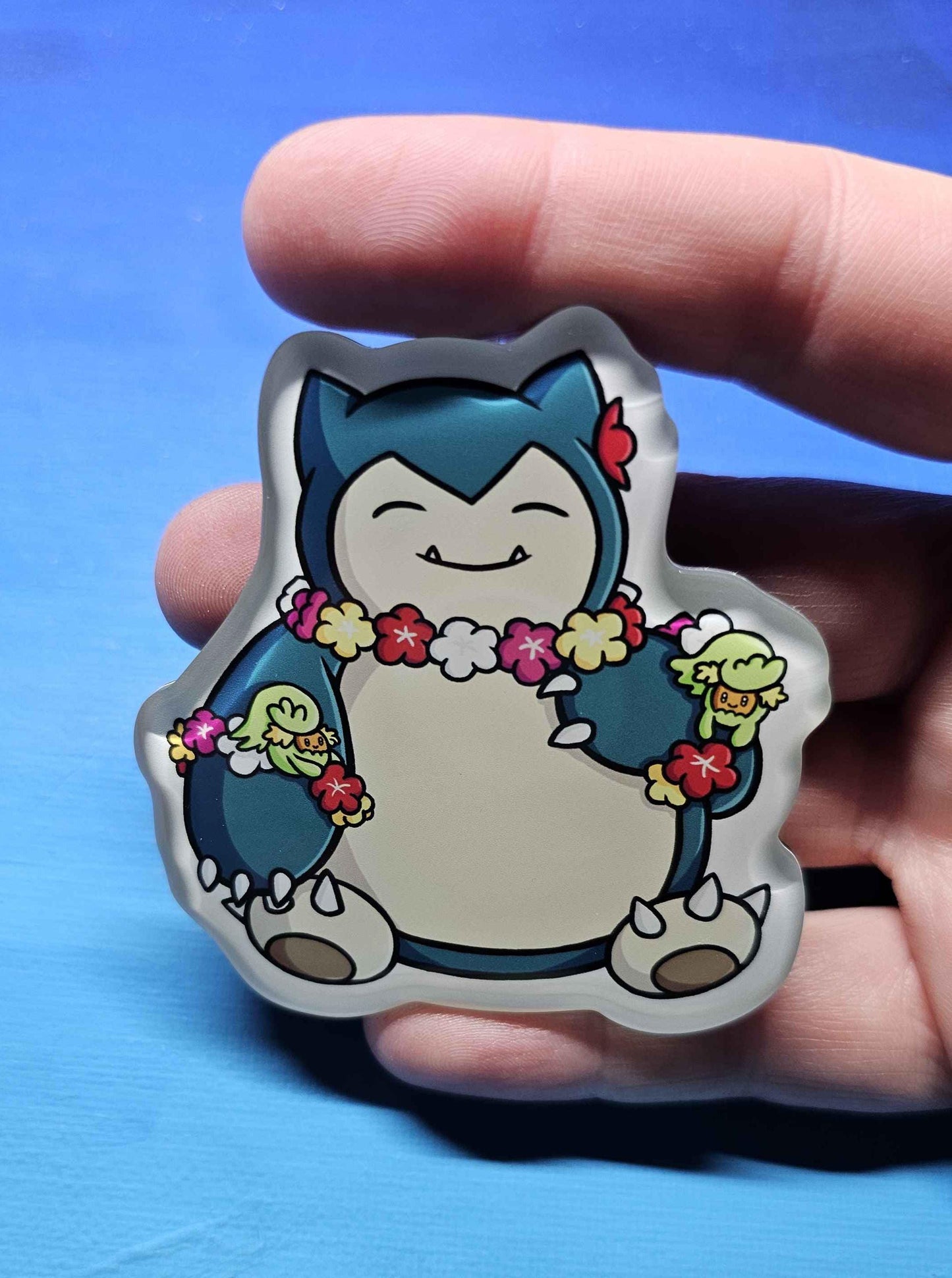 Snorlax + Comfey Magnet