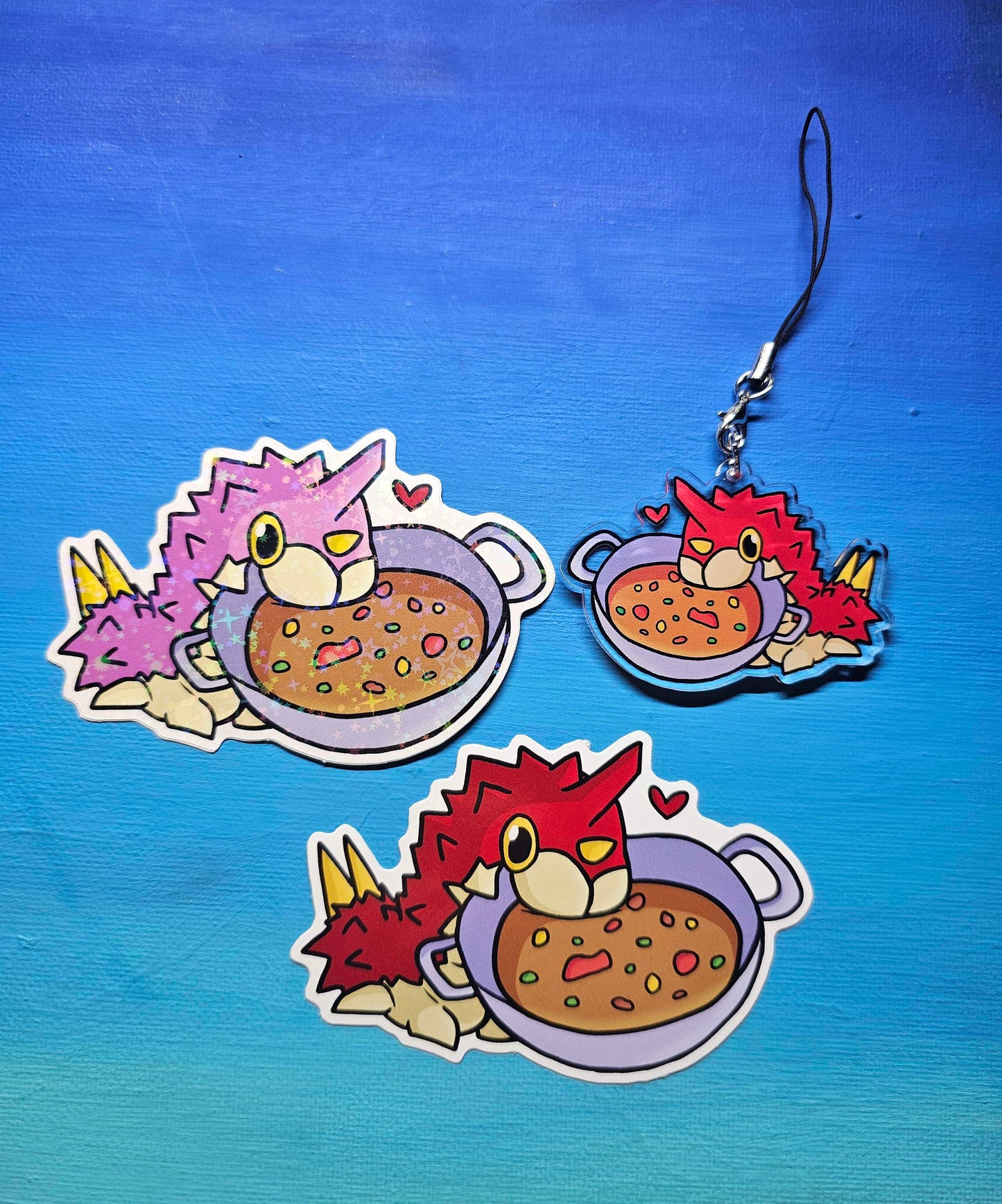 Double-Sided Wurmple Soup Charm