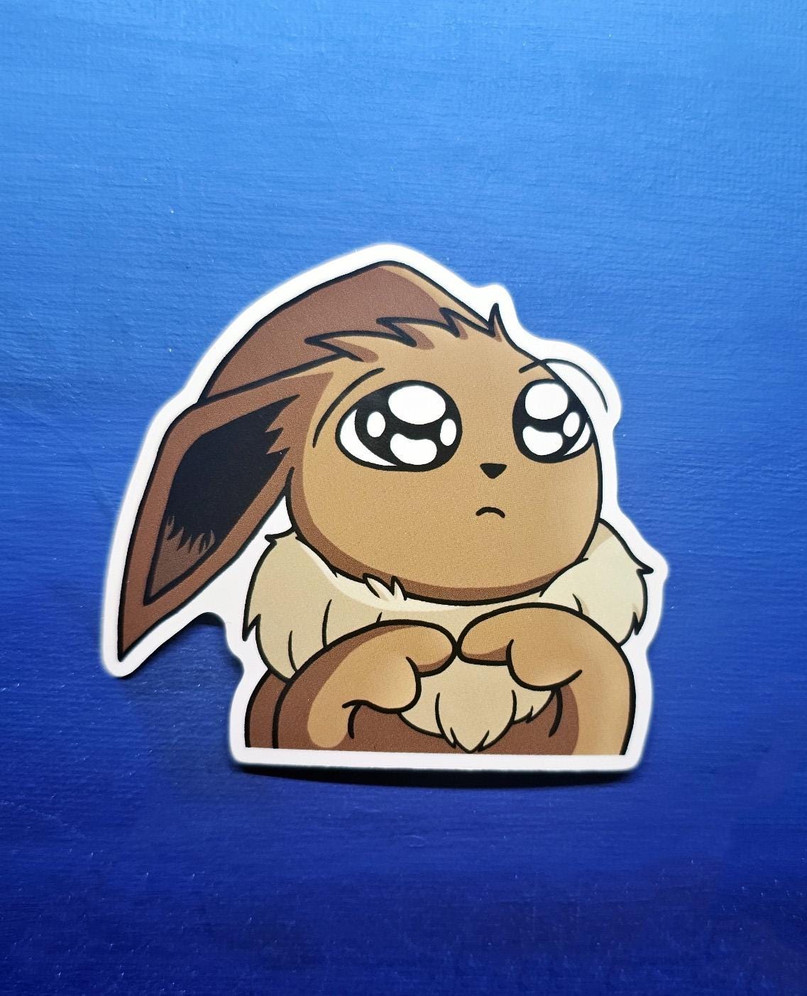 Eevee Pleading Sticker