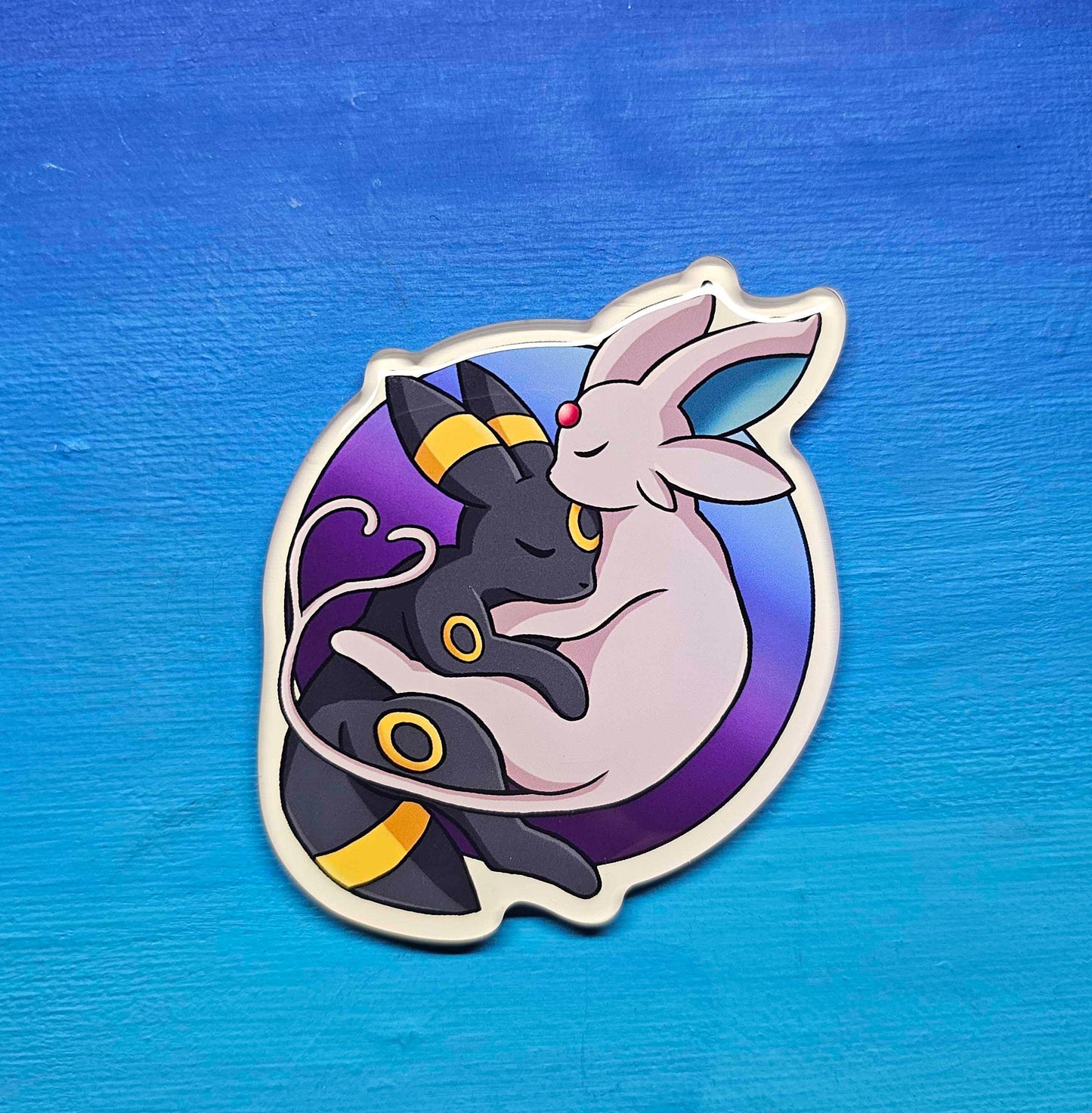 Espeon Umbreon Cuddling Magnet