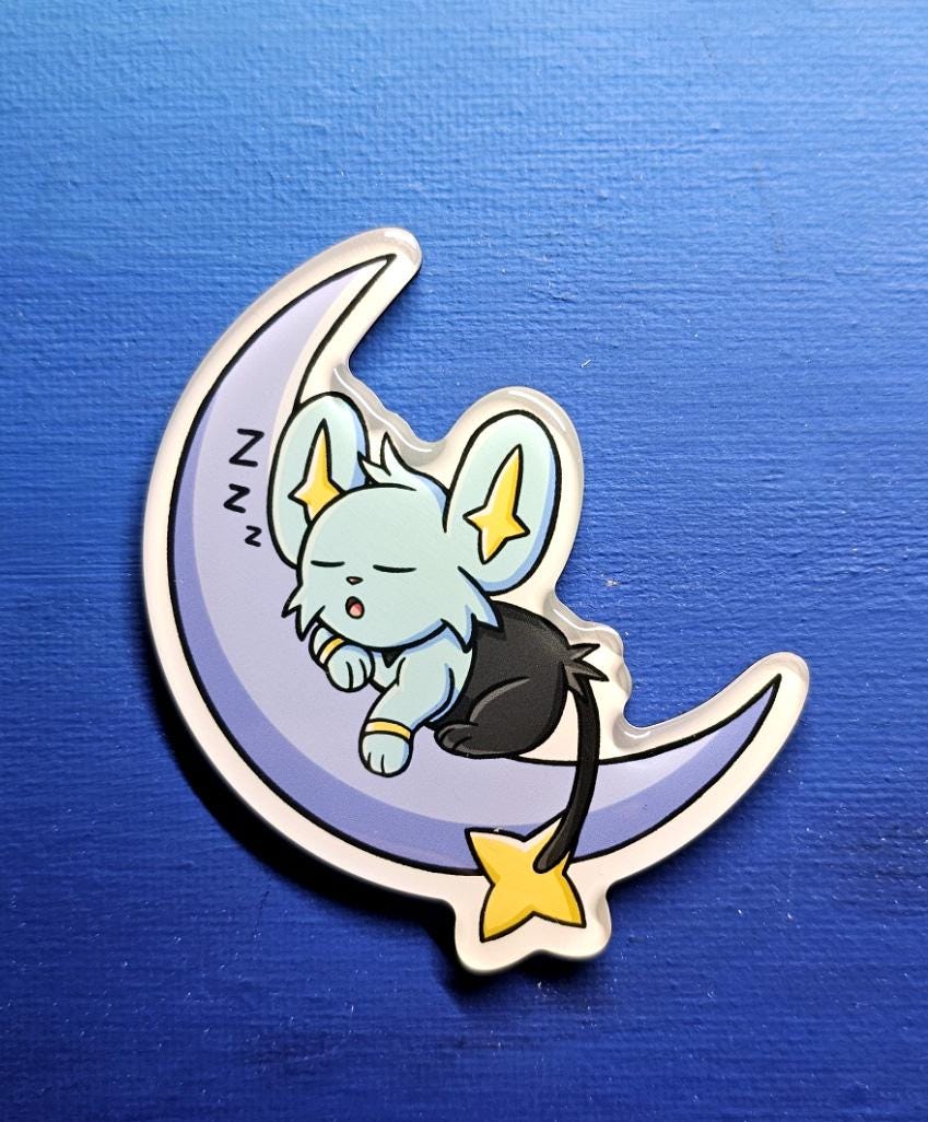 Shinx Moon Magnet