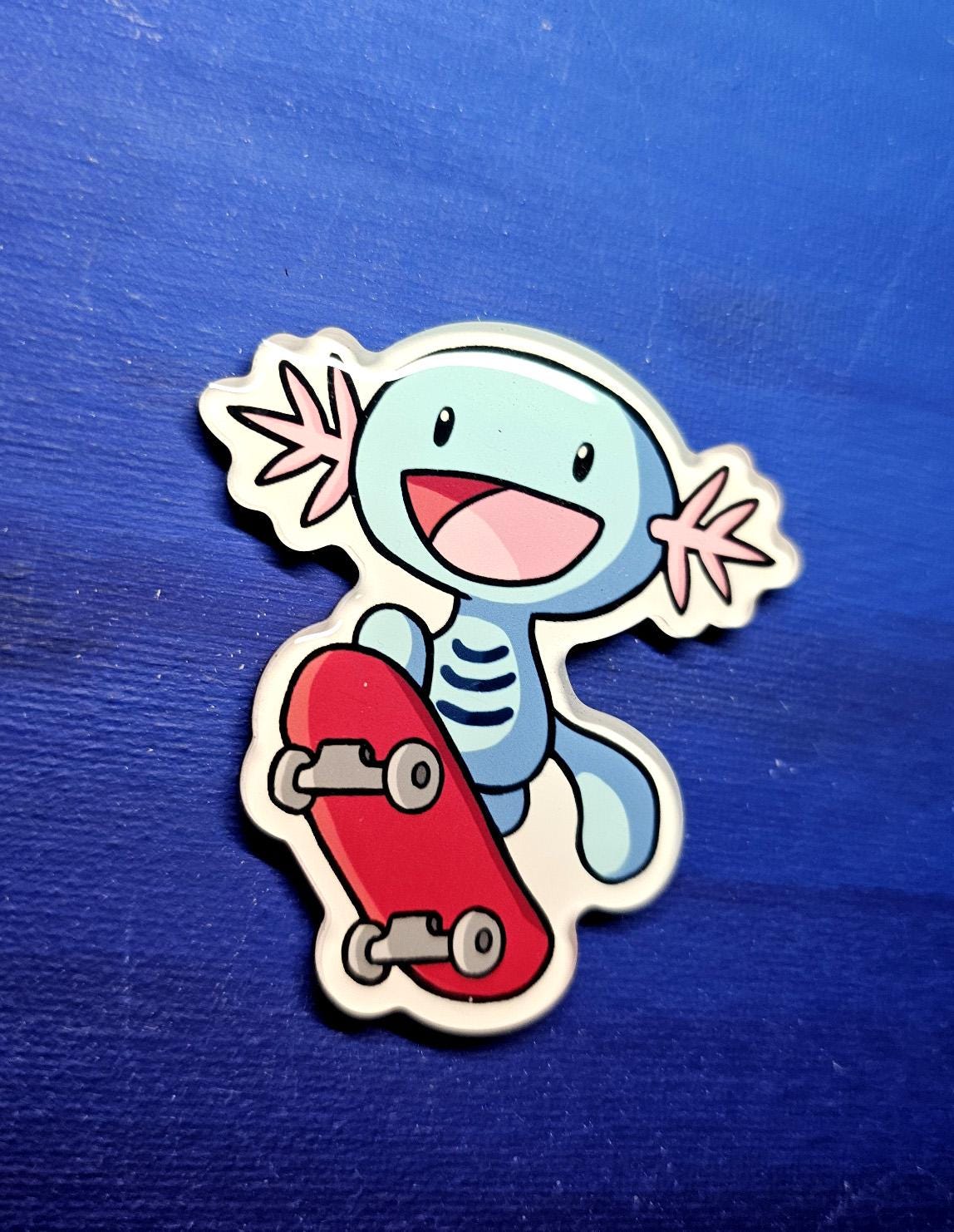 Wooper Skateboarder Magnet
