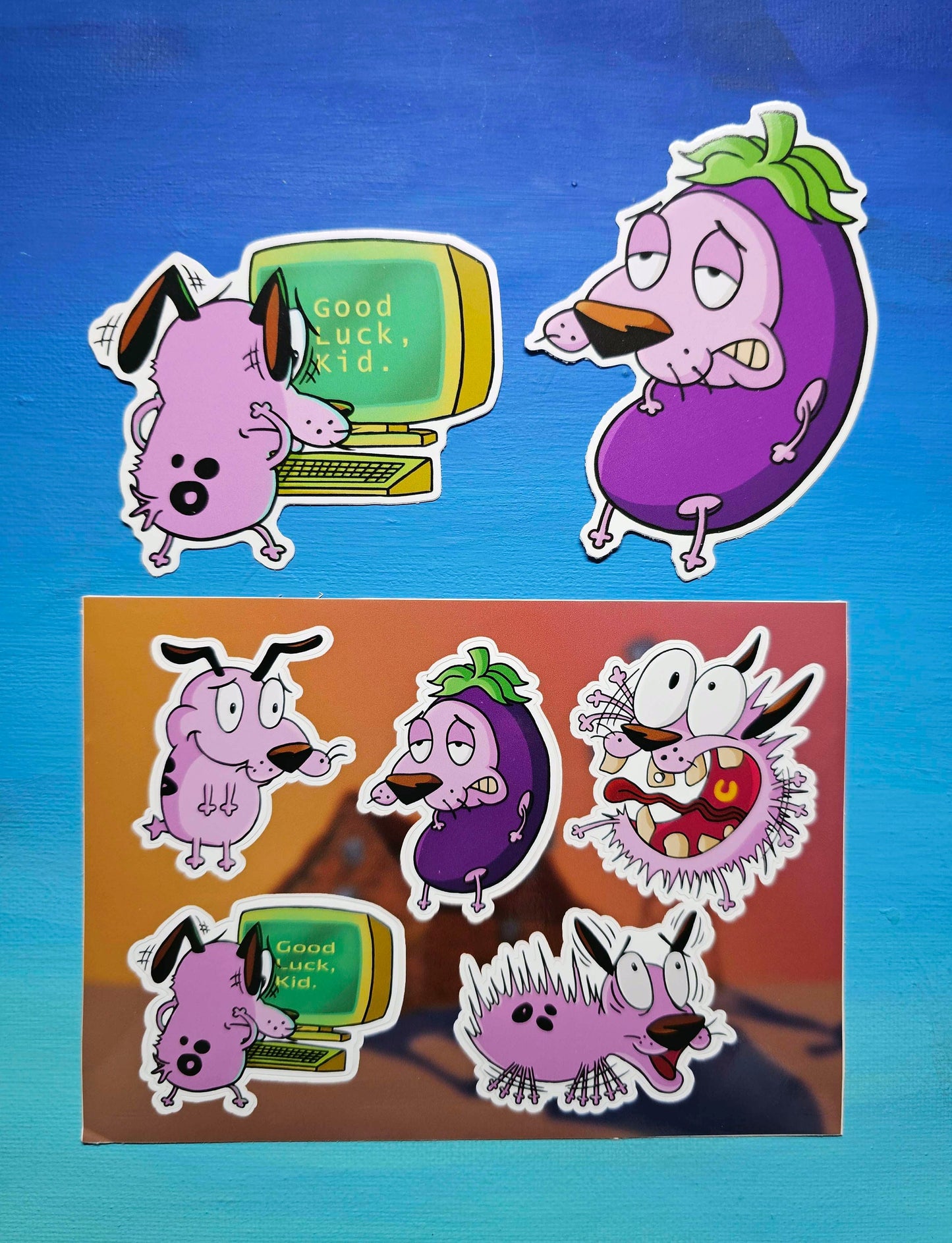 Courage + Computer Sticker