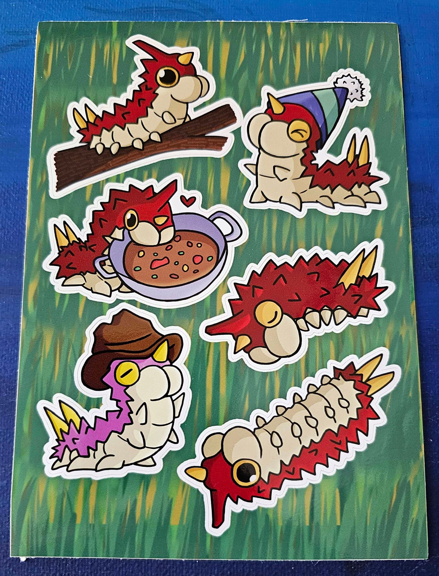 A6 Day in the Life of Wurmple Sheet