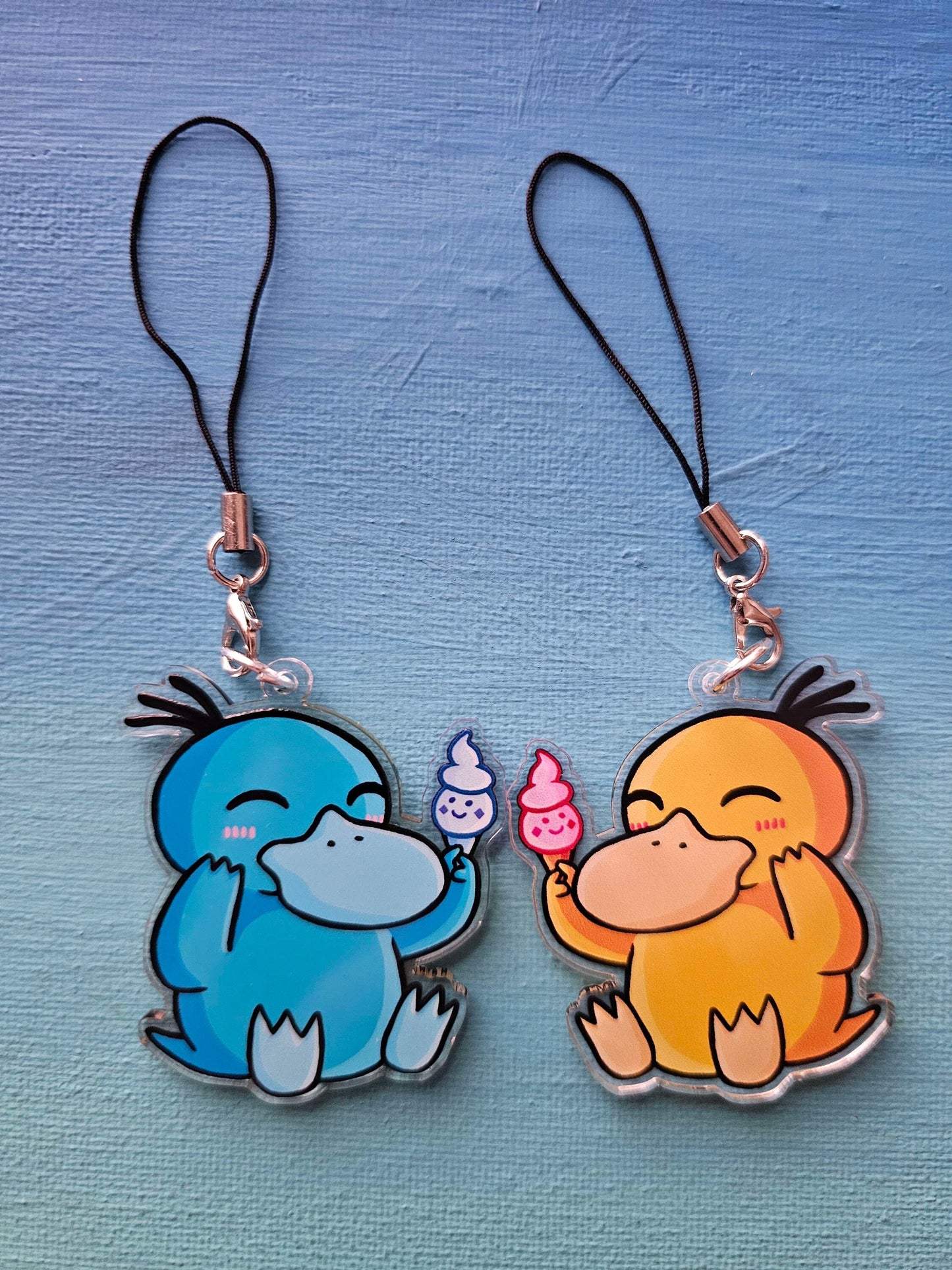 Double-Sided Psyduck Ice Cream Charm