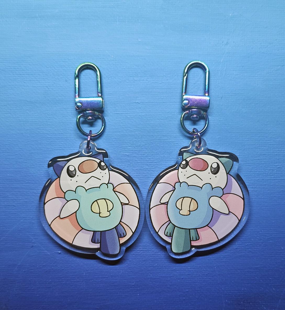 Double-Sided Oshawott Floatie Charm